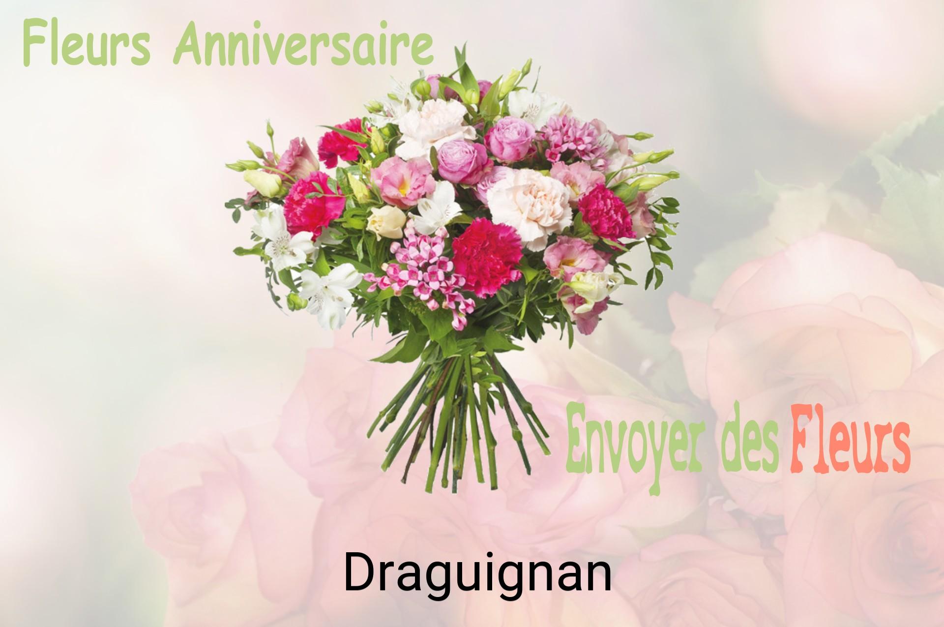 Bouquet de fleurs d’anniversaire livré à Draguignan