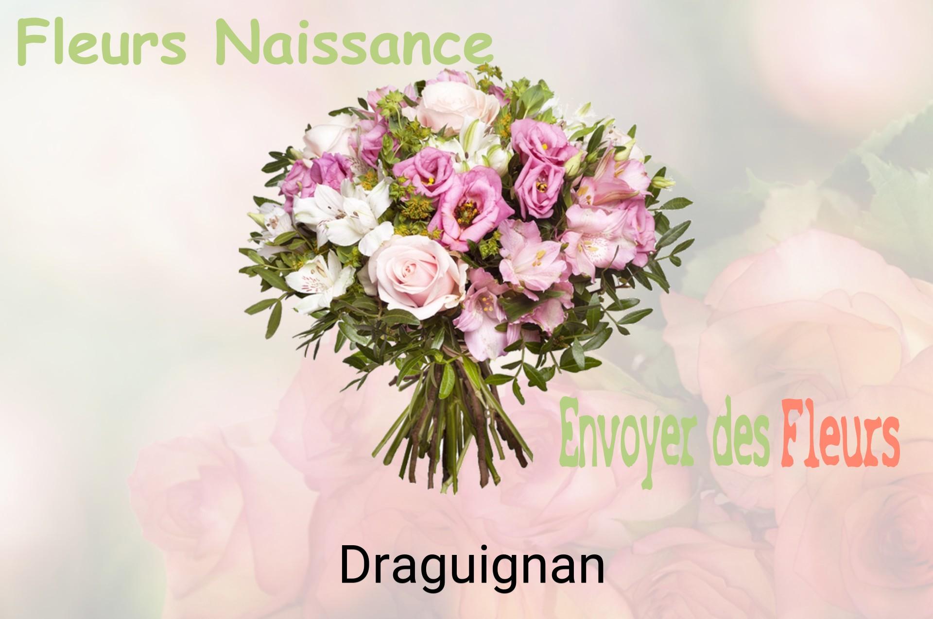 Bouquet de fleurs de naissance livré à Draguignan